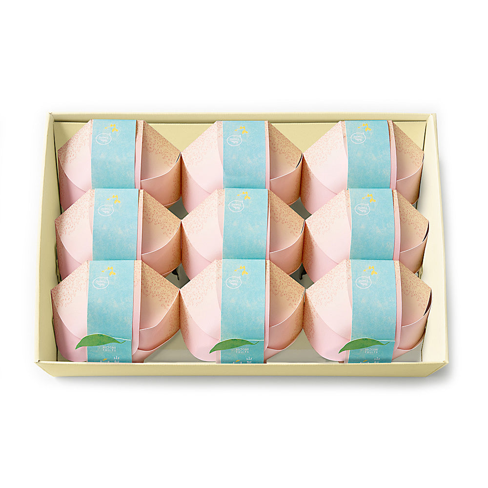 ホシフルーツ 山梨の白桃ぜりぃ 9個 | 5月～9月 期間限定