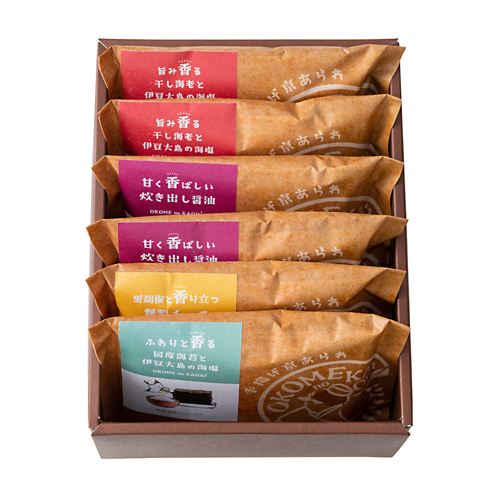 OKOMEnoKAORI 手揚げ京あられ 6袋