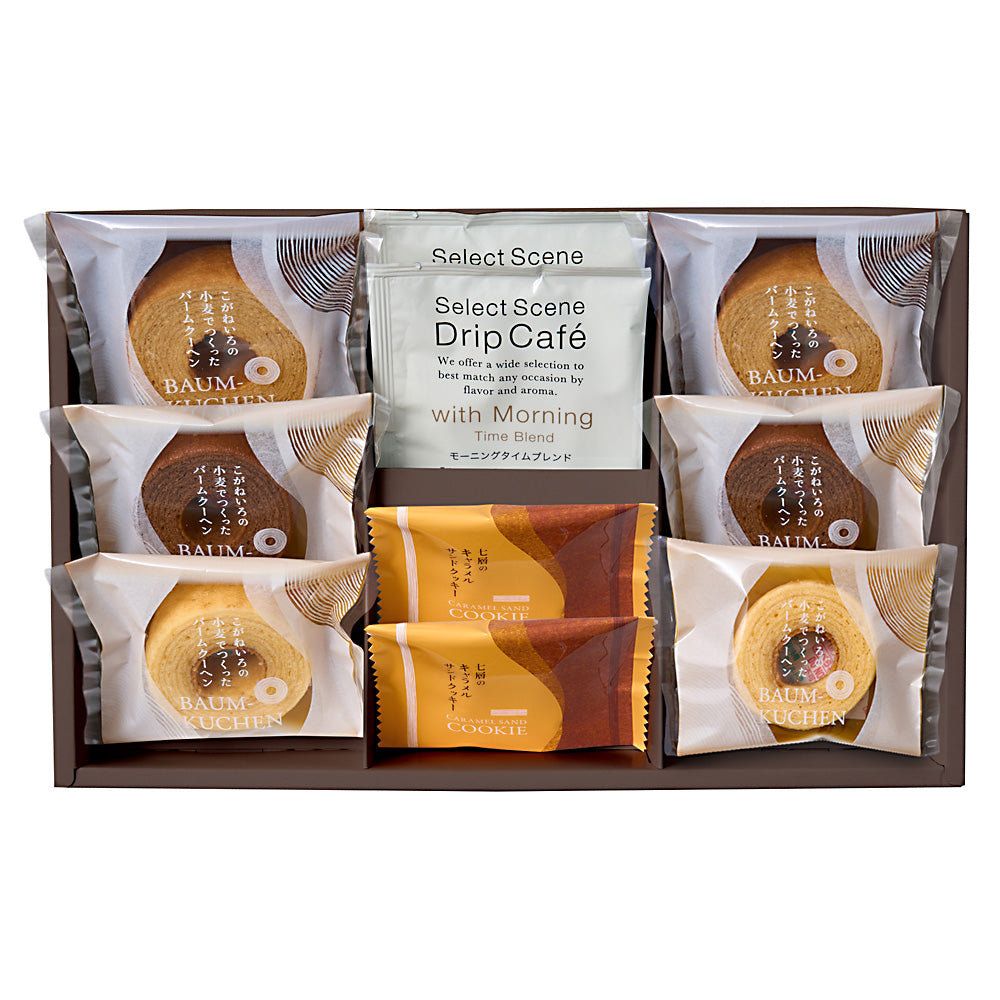 ひかりがさね ふんわりバームと珈琲の詰合せ 10個