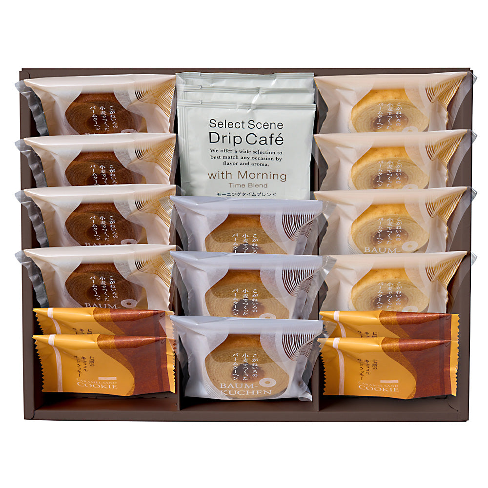 ひかりがさね ふんわりバームと珈琲の詰合せ 18個