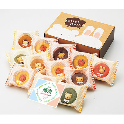 名入れ 名前入り | スイーツ 出産 内祝い | アニマルドーナツ12個