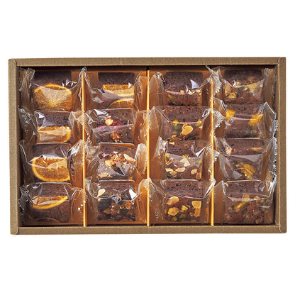 ホシフルーツ ナッツとドライフルーツの贅沢ブラウニー 16個