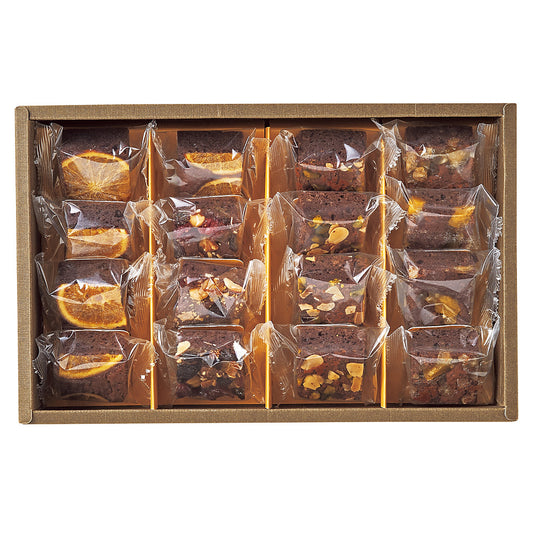 ホシフルーツ ナッツとドライフルーツの贅沢ブラウニー 16個