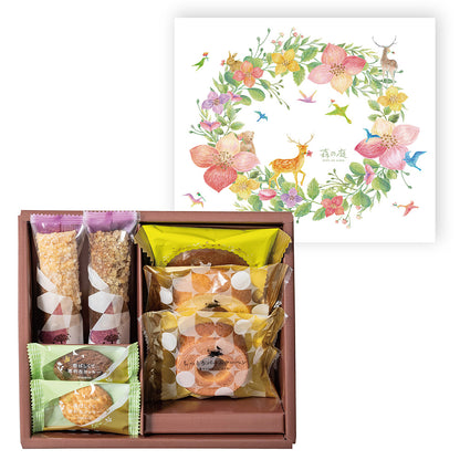 森の庭 森の焼き菓子 フラワーリース 7個