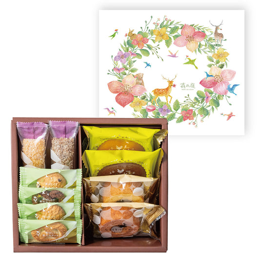 森の庭 森の焼き菓子 フラワーリース 10個