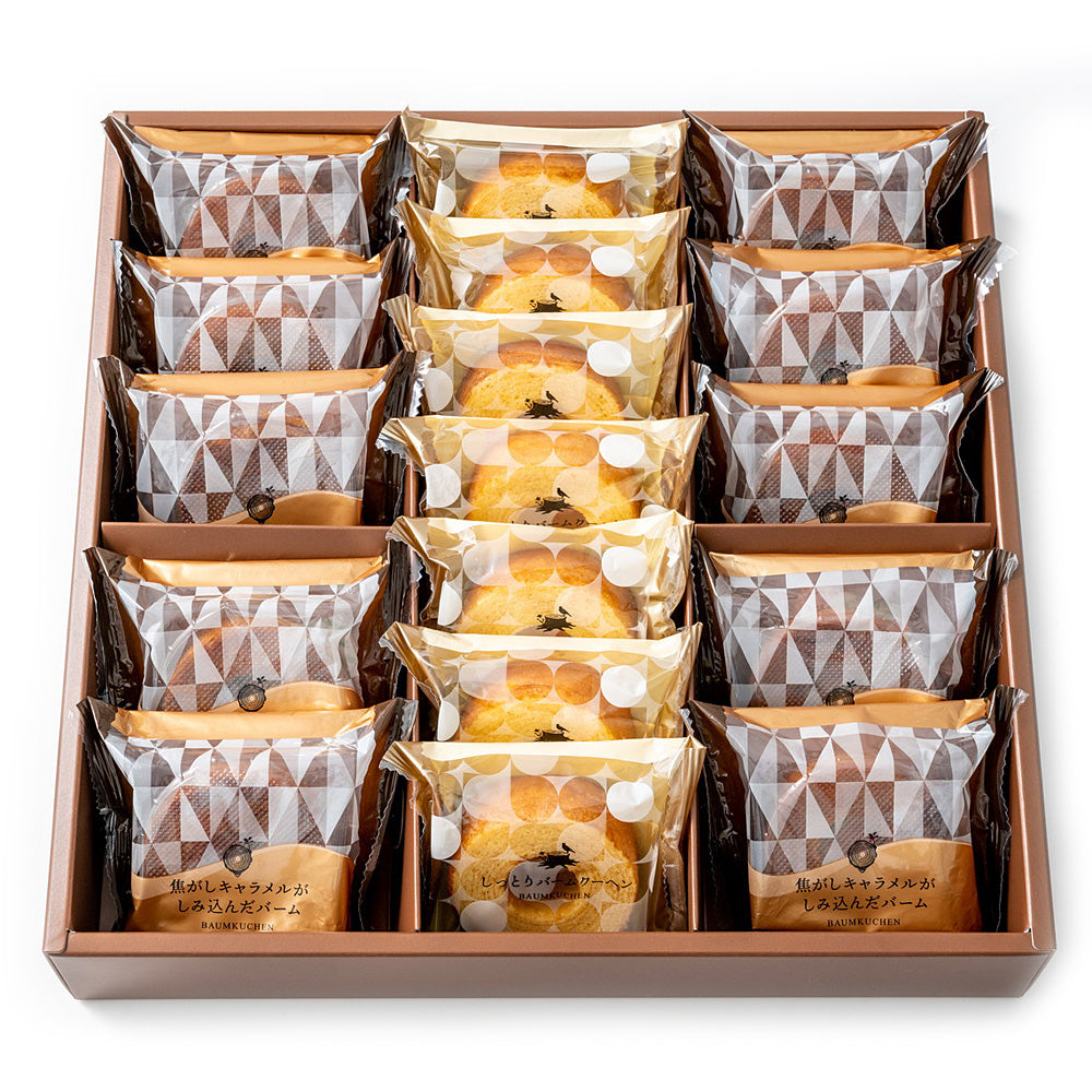 森の庭 焦がしキャラメルがしみ込んだバーム 17個入