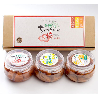 濱田農園 梅干し 紀州南高梅 | 和歌山のちょっといい梅 選べる3個セット