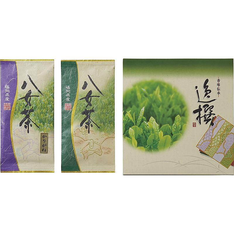 ( 袋布向春園本店 ) 八女茶詰合せ