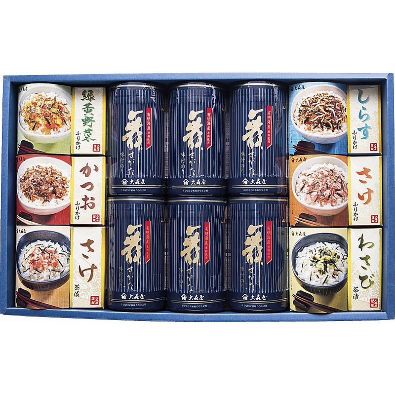( 大森屋 ) 卓上のり・お茶漬・ふりかけ詰合せ