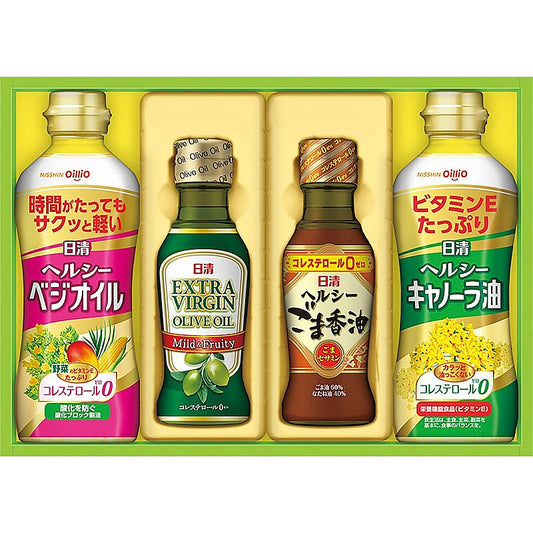 ( 日清 ) オリーブオイル＆バラエティオイルギフトセット ( 700-5875p )