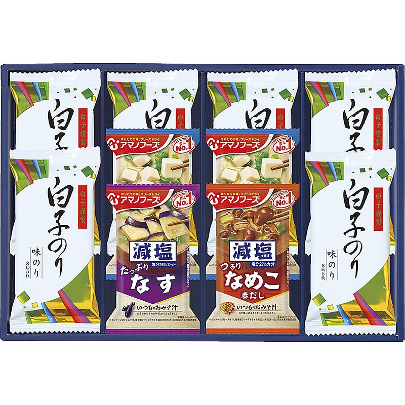 アマノフーズ＆白子のり詰合せ ( 700-5944p )