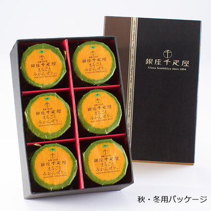 産地直送 銀座千疋屋 銀座まるごとみかんぜりぃ 6個