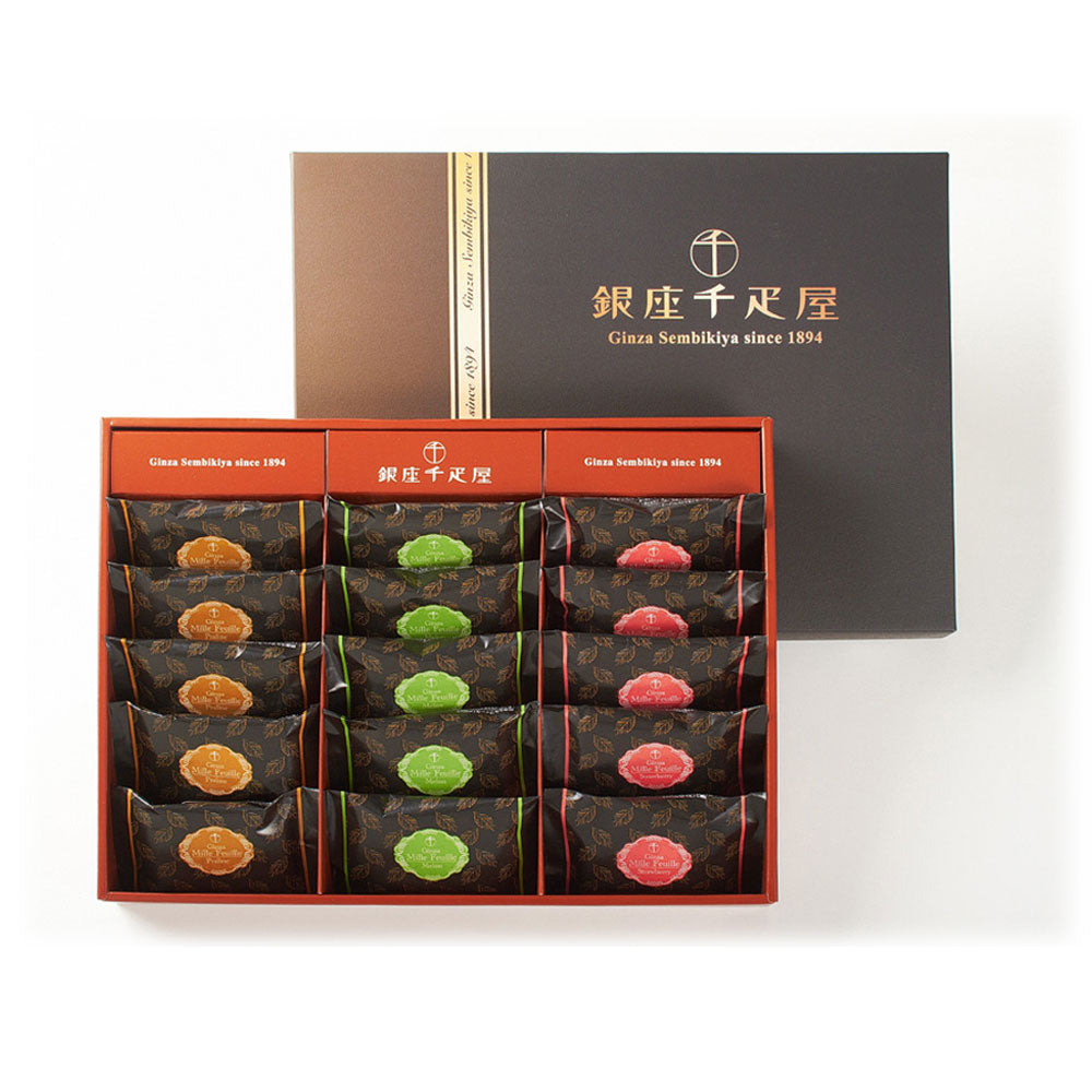 産地直送 銀座千疋屋 銀座ミルフィーユ 15個 | 10月中旬～4月下旬限定