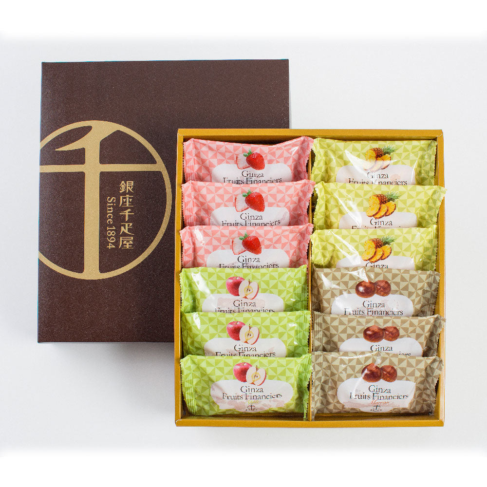 産地直送 銀座千疋屋 銀座フルーツフィナンシェ 12個