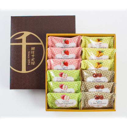 産地直送 銀座千疋屋 銀座フルーツフィナンシェ 12個
