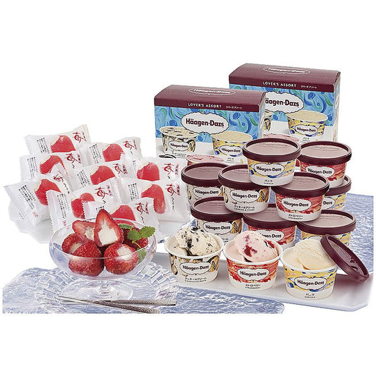 ( 産地直送 お取り寄せグルメ ) ハーゲンダッツ＆苺アイス