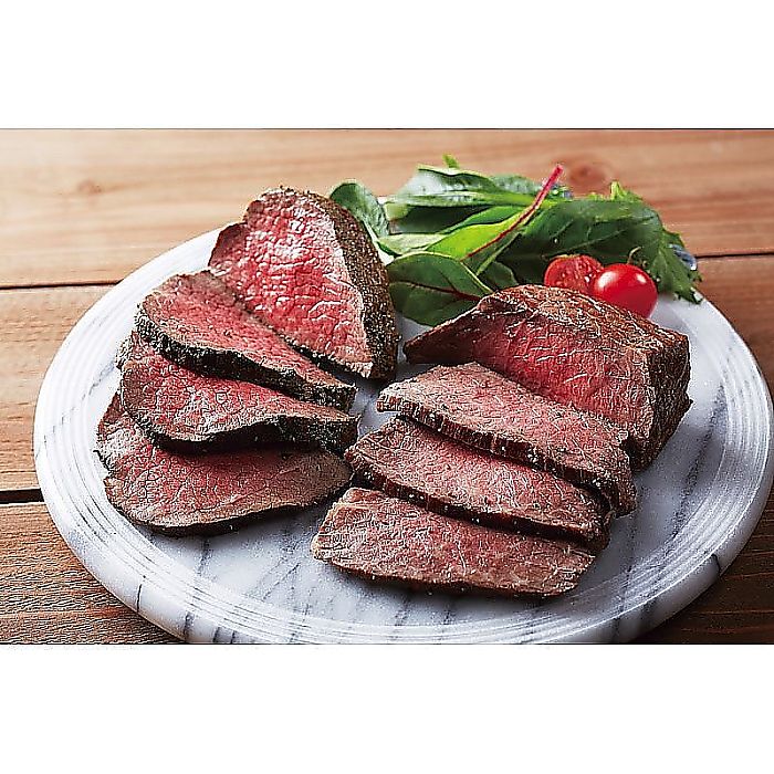 ( 産地直送 お取り寄せグルメ ) 宮城 高橋畜産食肉 農場HACCP認証 蔵王牛ローストビーフ 180g各1枚