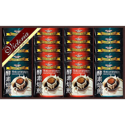 ( ビクトリア珈琲 ) 酵素焙煎ドリップコーヒーセット ( 702-0041p )