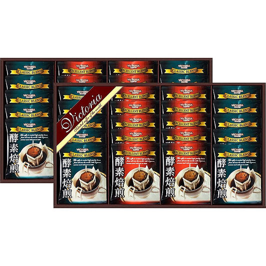 ( ビクトリア珈琲 ) 酵素焙煎ドリップコーヒーセット ( 702-0044p )