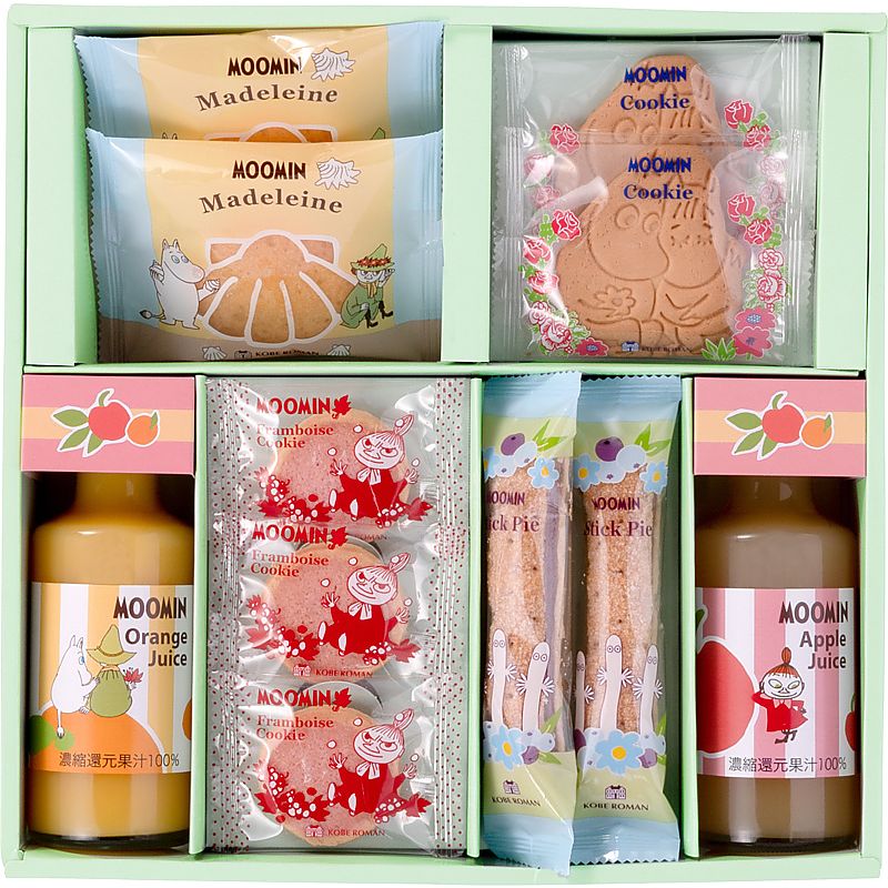 ( ムーミン ) ジュース＆スイーツセット ( 702-0107p )