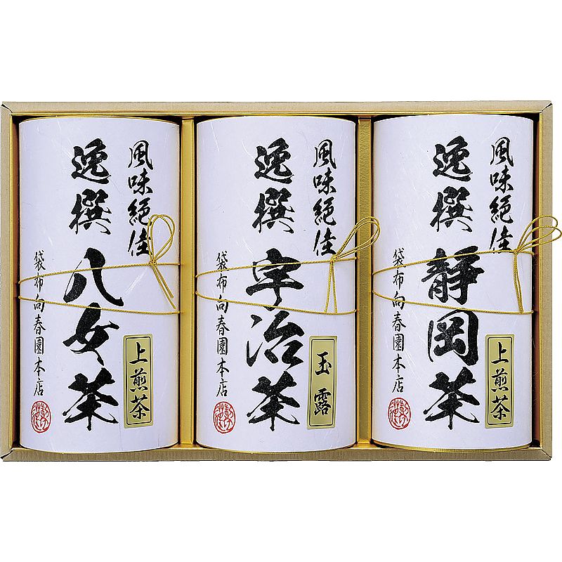 ( 袋布向春園本店 / 日本銘茶巡り ) 日本銘茶三都巡り「麗」-Uraraka- ( 702-0415p )
