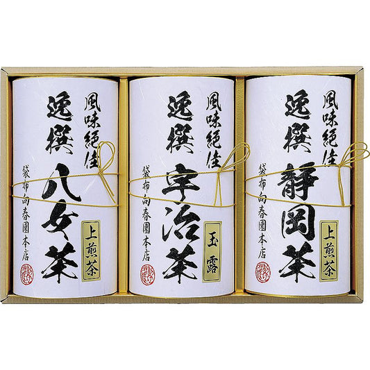 ( 袋布向春園本店 / 日本銘茶巡り ) 日本銘茶三都巡り「麗」-Uraraka- ( 702-0415p )
