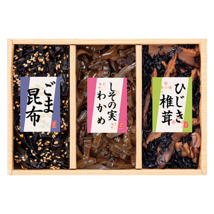 ( 廣川昆布 ) 風味彩々 佃煮3品詰合せ ( 702-0502p )