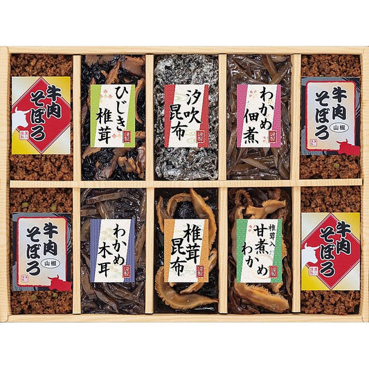 ( 廣川昆布 ) 風味彩々 佃煮１０品詰合せ ( 702-0508p )