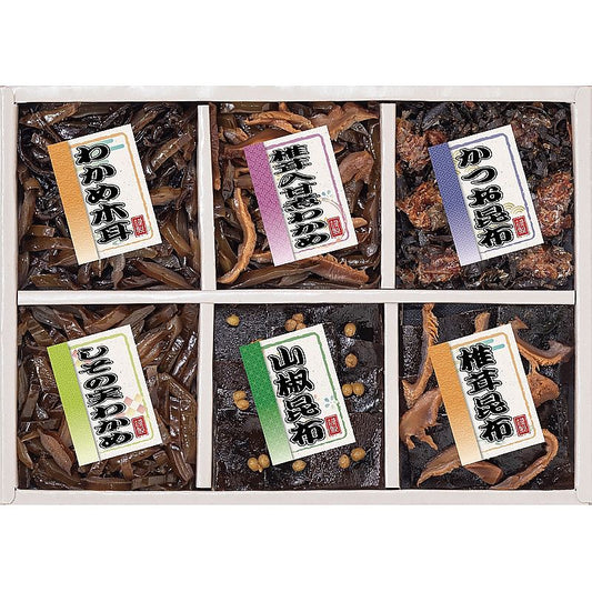 ( 廣川昆布 ) 御昆布 6品佃煮詰合せ ( 702-0513p )