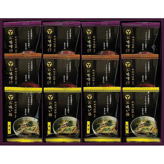 ( 神田川俊郎監修 / 味和心 ) お味噌汁ギフト【雅】 ( 702-0664p )