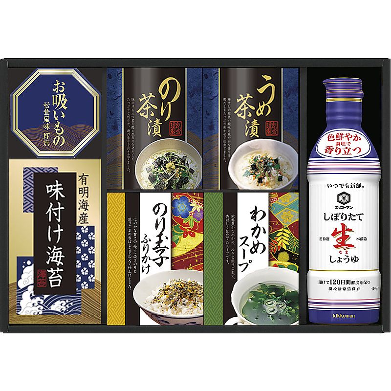 キッコーマン生しょうゆ＆和食詰合せ ( 702-0838p )