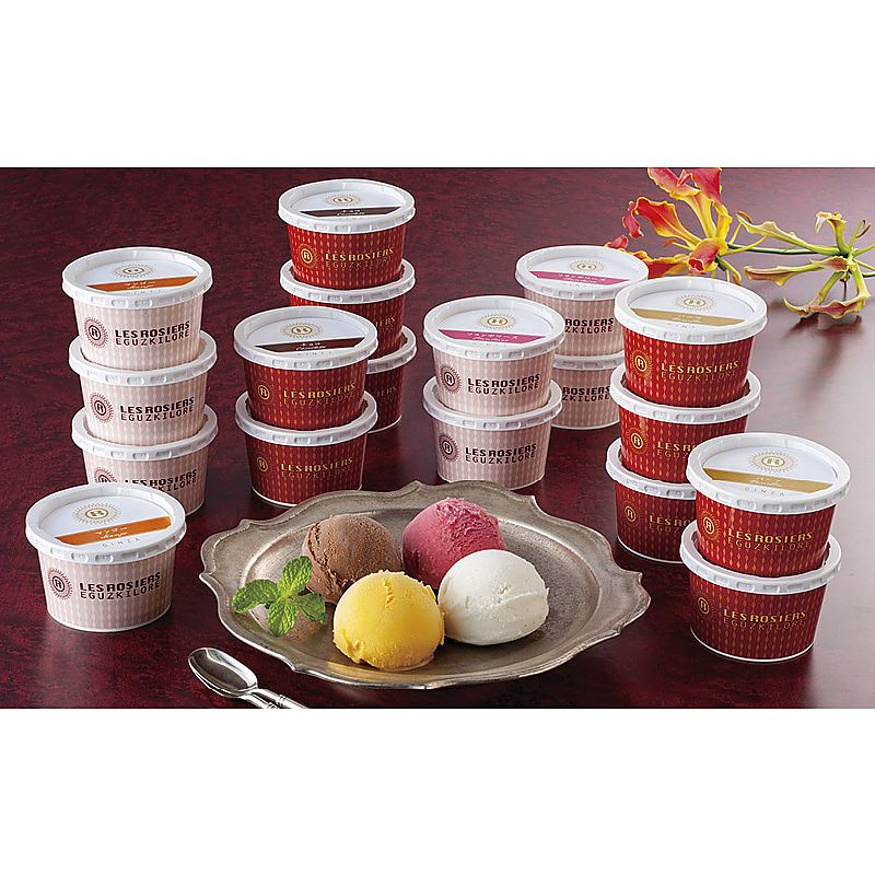 ( 産地直送 お取り寄せグルメ ) 銀座京橋 レ ロジェ エギュスキロール アイス ( 702-0907p )