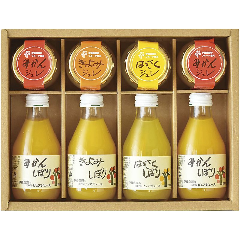 ( 伊藤農園 ) 100%ピュアジュース＆ジュレギフトセット ( 702-0927p )