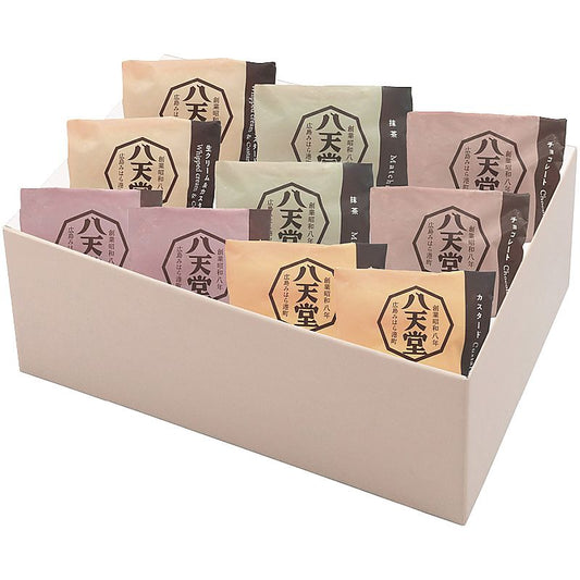 産地直送 お取り寄せグルメ 八天堂 くりーむパン10個詰合せ 702-0965p