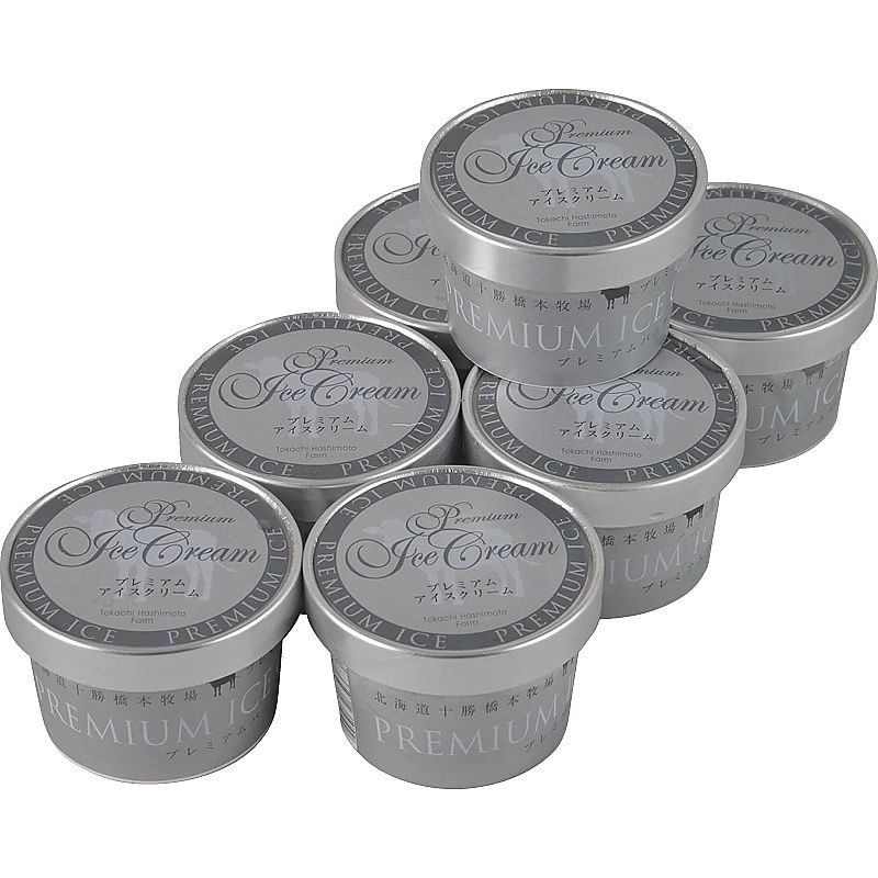 産地直送 お取り寄せグルメ 十勝ドルチェ 十勝橋本牧場プレミアムアイス（7個） 702-0981p