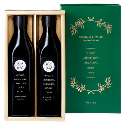 日本オリーブ 有機栽培エキストラバージンオリーブオイルプレミアム 702-1177p