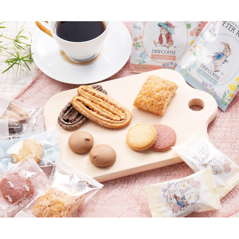 名入れ 名前入り | スイーツ 出産 内祝い | ピーターラビット コーヒー＆スイーツギフト 702-1279n