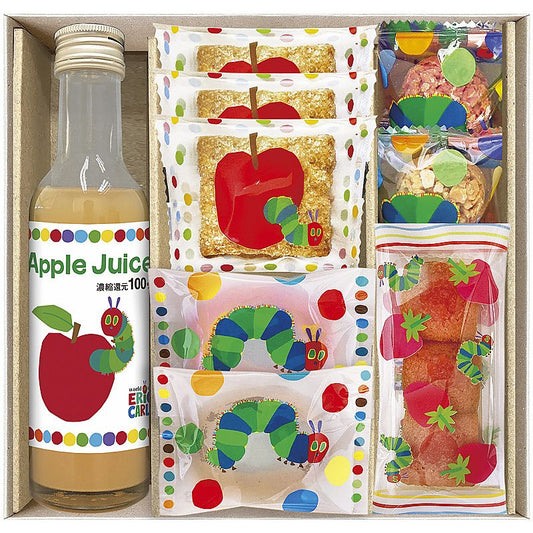 はらぺこあおむし アップルジュース＆しっとりドーナツ スイーツセット 702-1298p