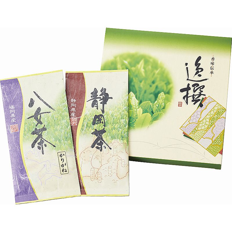 袋布向春園本店 日本銘茶二都巡り「翠」-Midori- 702-1337p