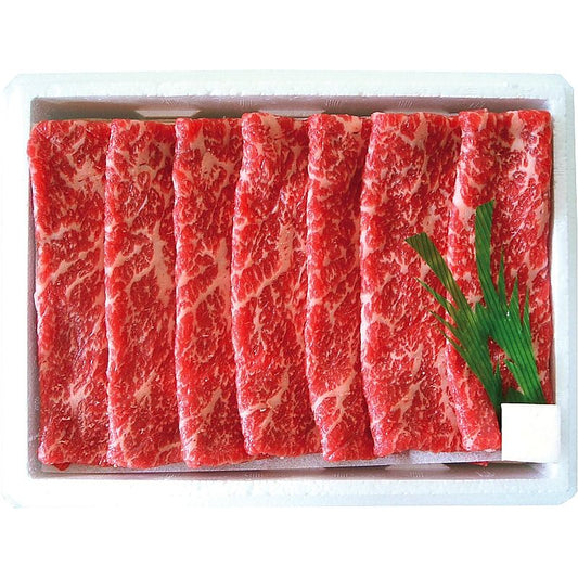 宮城県 蔵王高原牧場限定 蔵王牛 スキ焼き 300g 産地直送 お取り寄せグルメ 702-1653p