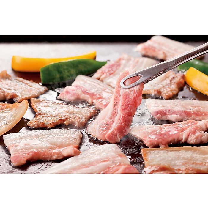 三重県 さくらポーク バラ焼肉用 450g＆岩塩付き 産地直送 お取り寄せグルメ 702-1659p