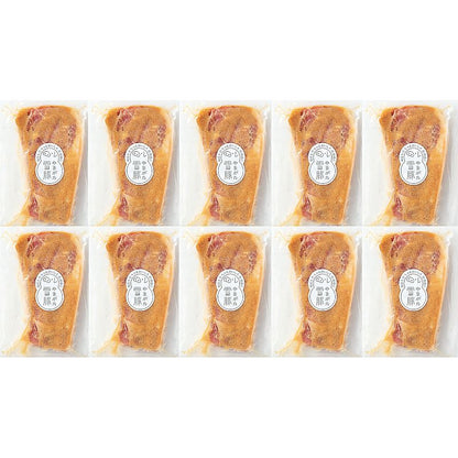 山形県 高橋畜産 やまがた雪豚ロース味噌漬 10枚 産地直送 お取り寄せグルメ 702-1713p