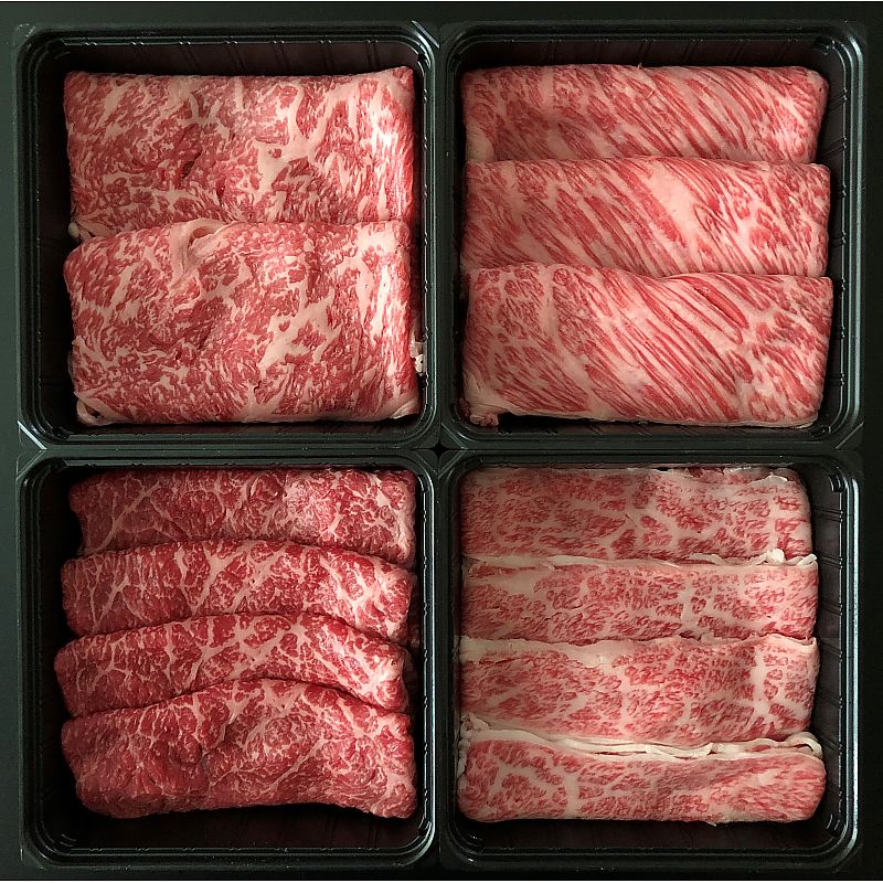 山形県 高橋畜産 蔵王和牛すき焼・しゃぶしゃぶ盛合せ 550g 産地直送 お取り寄せグルメ 702-1717p