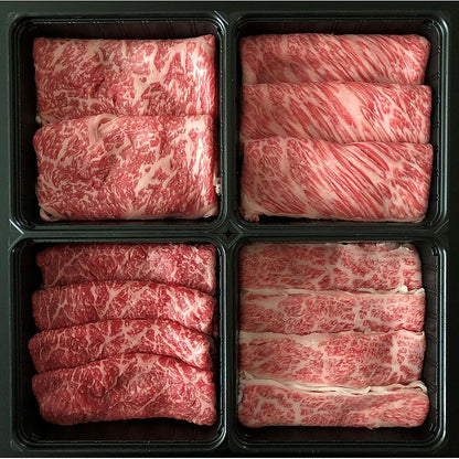 山形県 高橋畜産 蔵王和牛すき焼・しゃぶしゃぶ盛合せ 550g 産地直送 お取り寄せグルメ 702-1717p