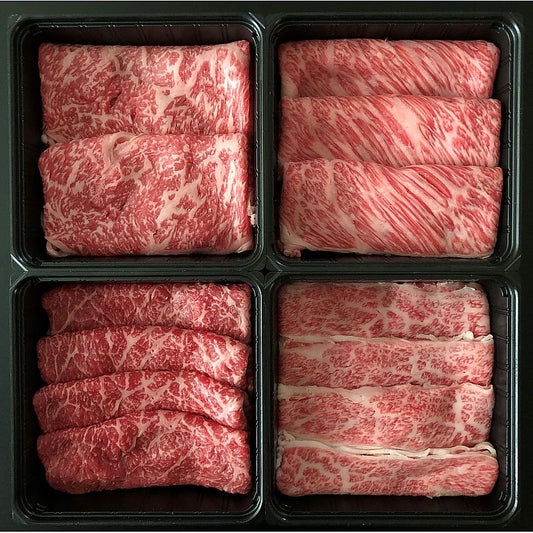 山形県 高橋畜産 蔵王和牛すき焼・しゃぶしゃぶ盛合せ 550g 産地直送 お取り寄せグルメ 702-1717p