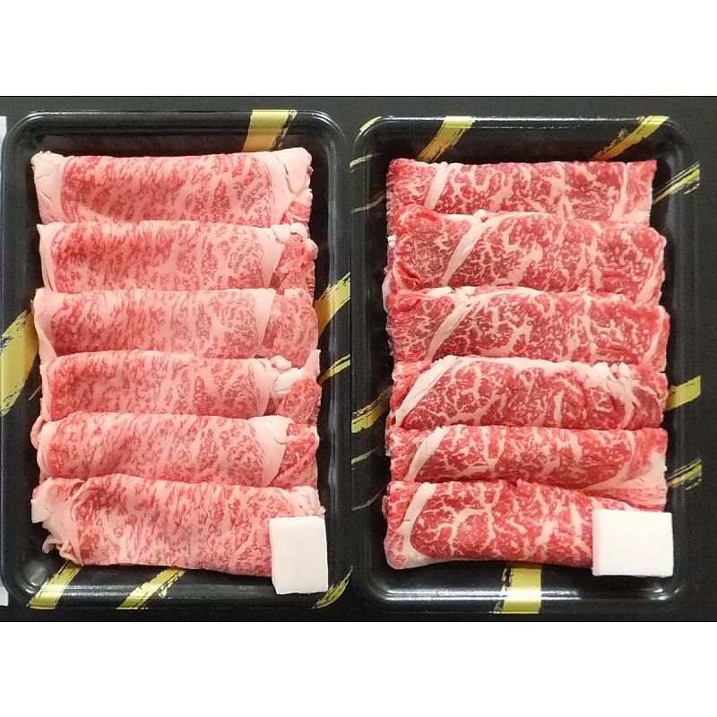 山形県 高橋畜産 蔵王和牛 蔵王牛すき焼食べ比べ 700g 産地直送 お取り寄せグルメ 702-1725p