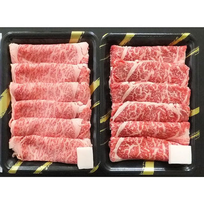 山形県 高橋畜産 蔵王和牛 蔵王牛すき焼食べ比べ 700g 産地直送 お取り寄せグルメ 702-1725p