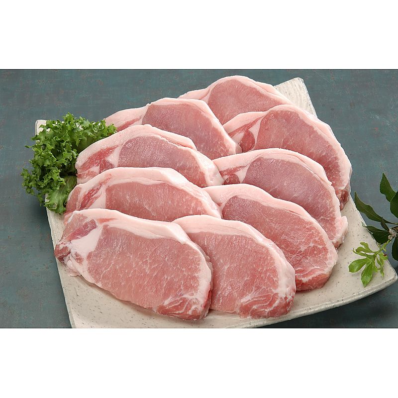 群馬県 氷温(R) 熟成肉 榛名ポークロースステーキ 100g×9 産地直送 お取り寄せグルメ 702-1813p