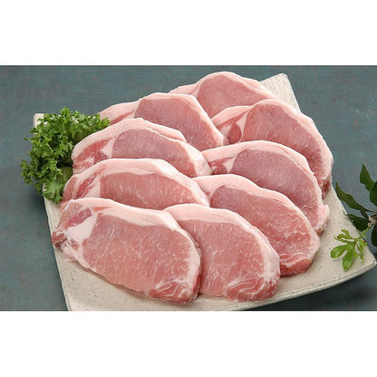 群馬県 氷温(R) 熟成肉 榛名ポークロースステーキ 100g×9 産地直送 お取り寄せグルメ 702-1813p