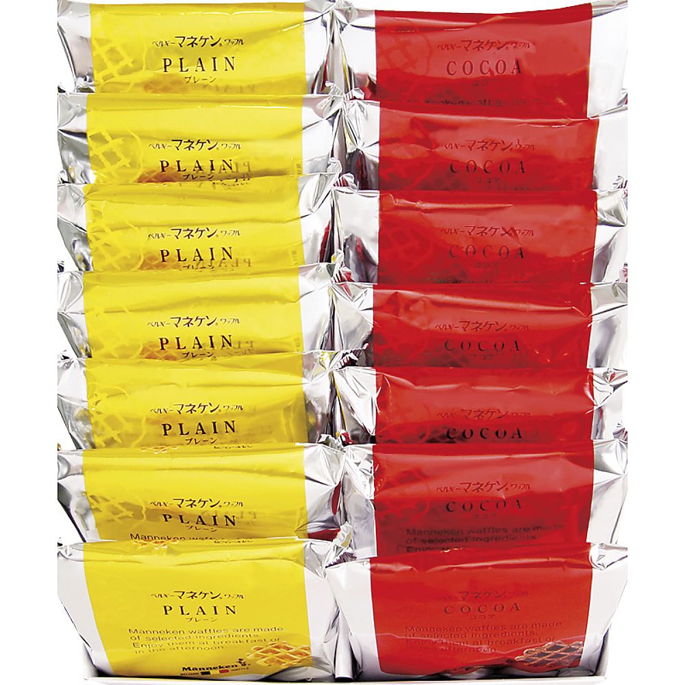 マネケン ワッフル詰合せ14個入り 702-2011p